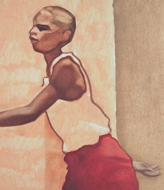 Chamo caminando por el callejón Mariño.